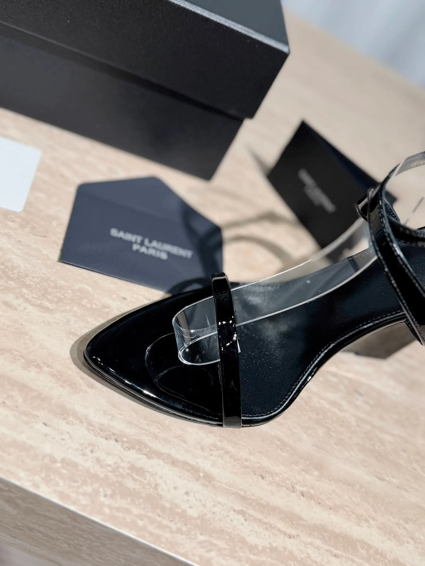 👟👟Ex-factory price 540👟👟 High version "SAINT LAUREN*" Saint Laurent YSL 25ss/spring and summer new catwalk style large rhinestone high-heeled shoes and sandals. Only YSL understands women's hearts best and does not accept refutation. It is a super invincible feminine artifact and a must-have for women (z-product full-body customization, own molded hardware accessories, perfect consistency). Compare the differences between pictures and goods on the market. ✔Upper: Customized imported silk ✔Lining: Imported 🐑Sheep leather ✔Sole: Imported genuine leather outsole ✔Heel height: 10.5cm ✔Number of yards: 35-39 (40, 41, 42 can be customized and non-returnable) (Full set of packaging)